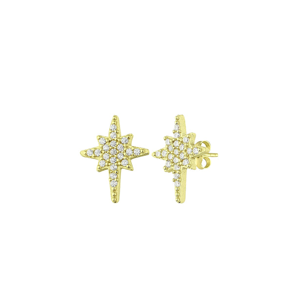 Northern Star Sterling Stud Earrings
