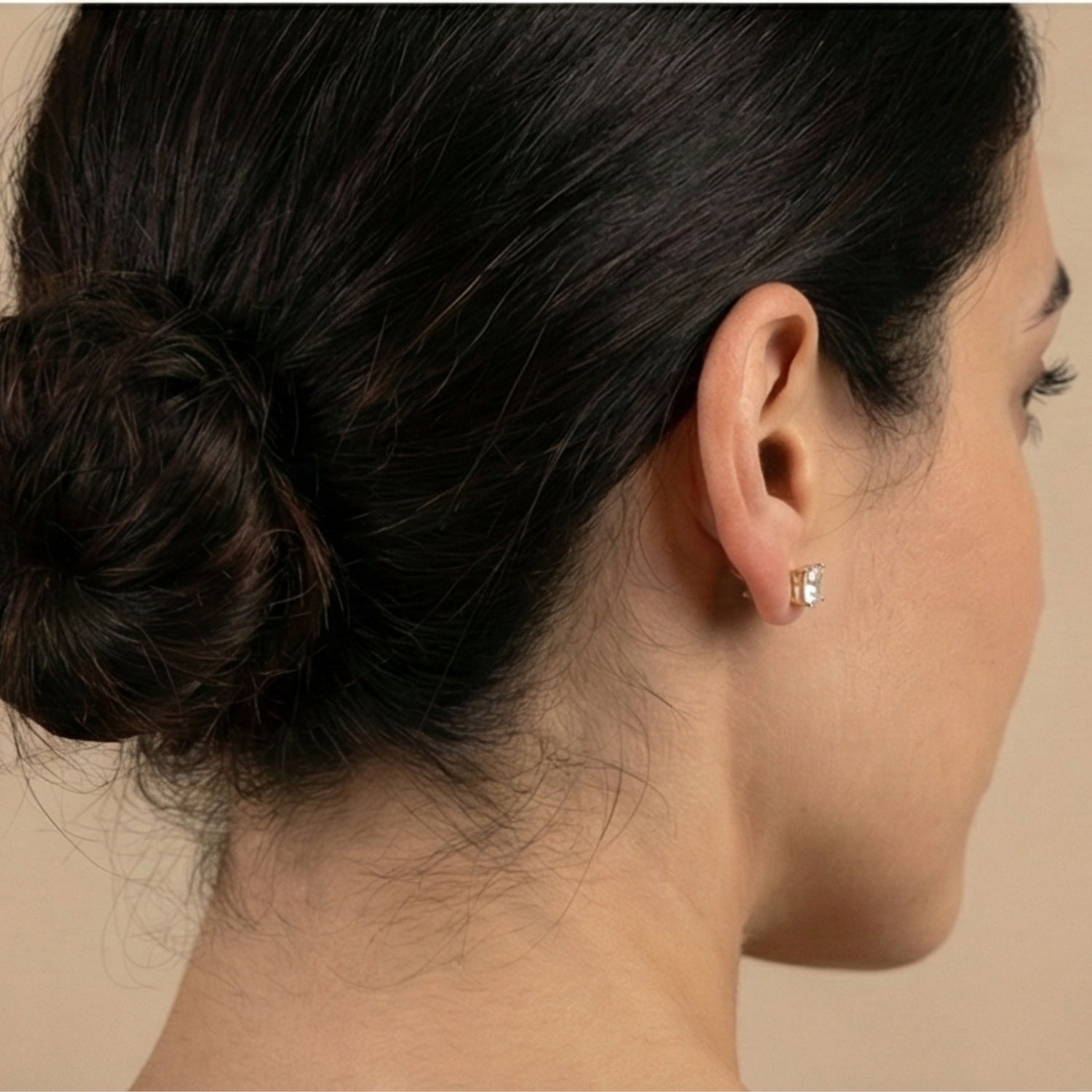 9ct Solid Gold Square Stud Earrings