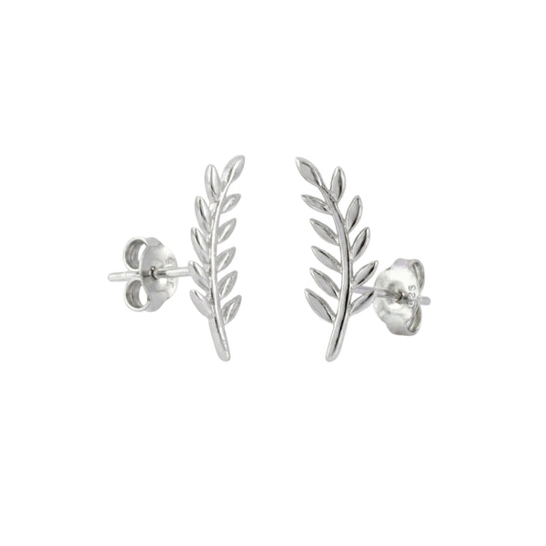 Wheat Earrings Ear Wheat Sterling Stud Earrings