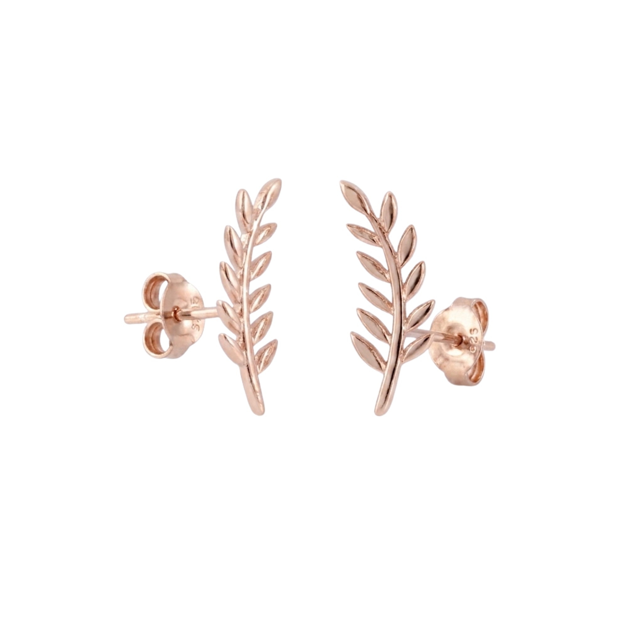 Wheat Earrings Ear Of Wheat Sterling Silver Stud Earrings