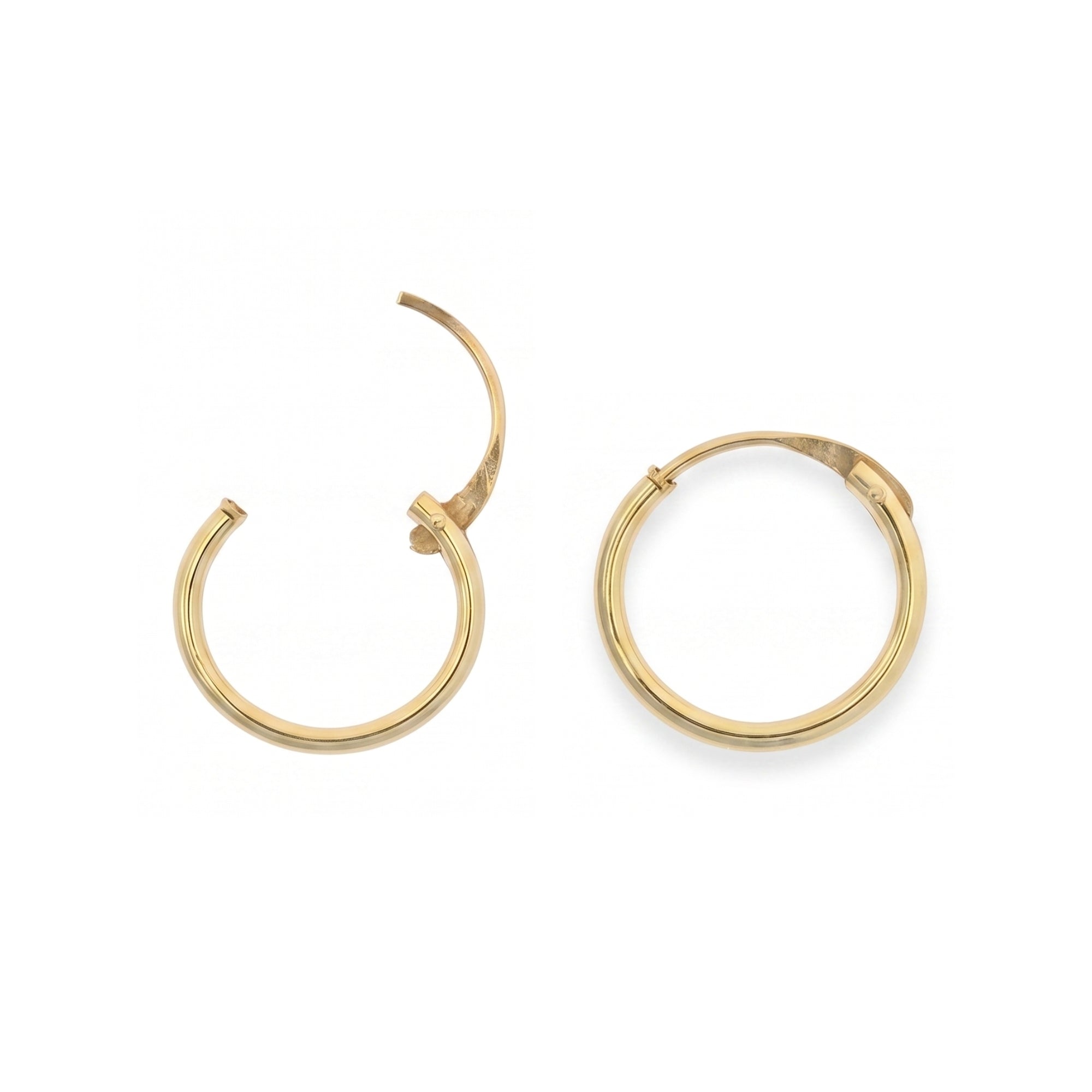 9ct Solid Gold Hoop Earrings