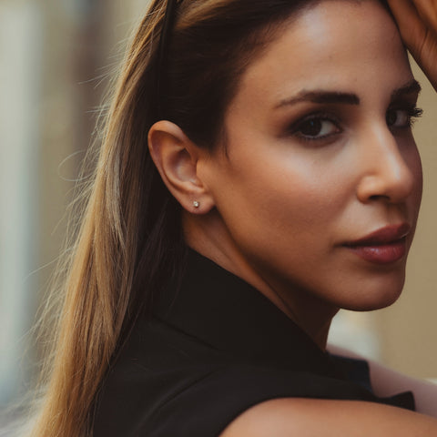Fine 3mm Stud Earrings 14ct Solid Gold