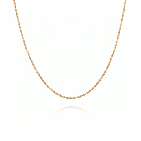 Sterling Rope Chain Necklace