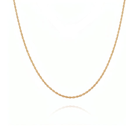 Sterling Silver Rope Chain Necklace