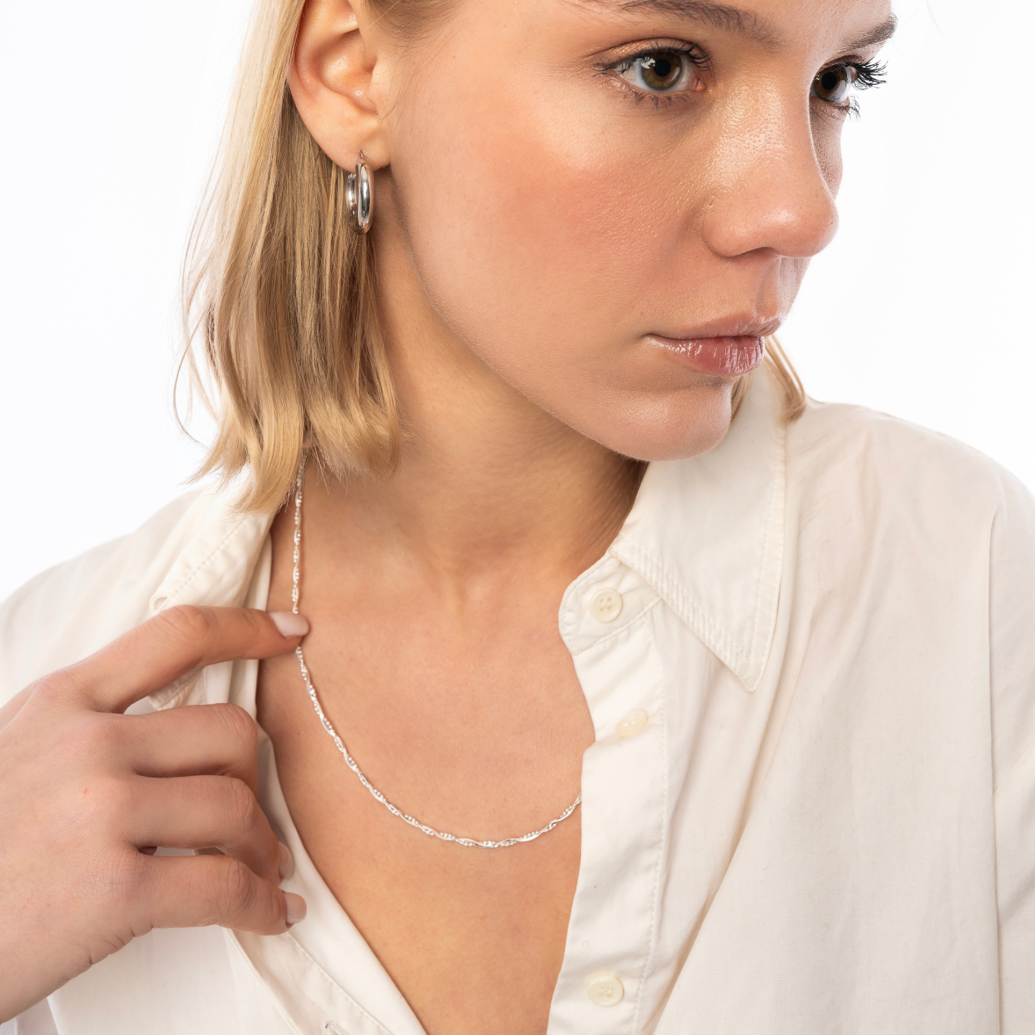 Necklace Layering Set Beaded Twisted and Northern Star