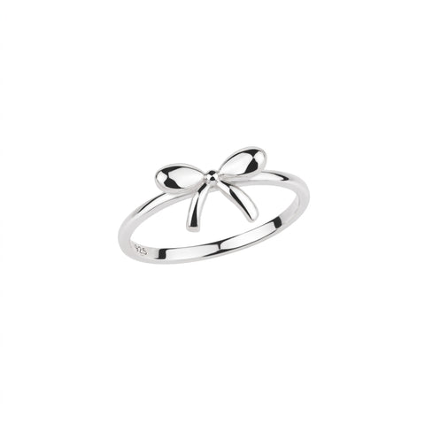 Bow Tie Sterling Silver Ring