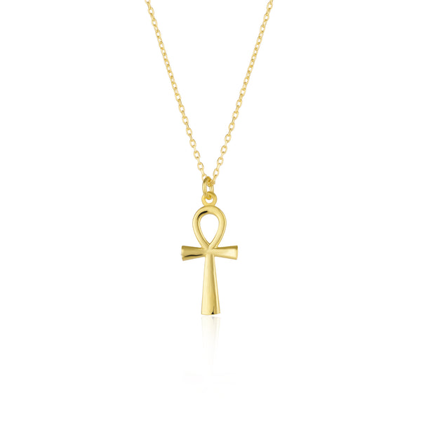 Sterling Egyptian Ankh Necklace