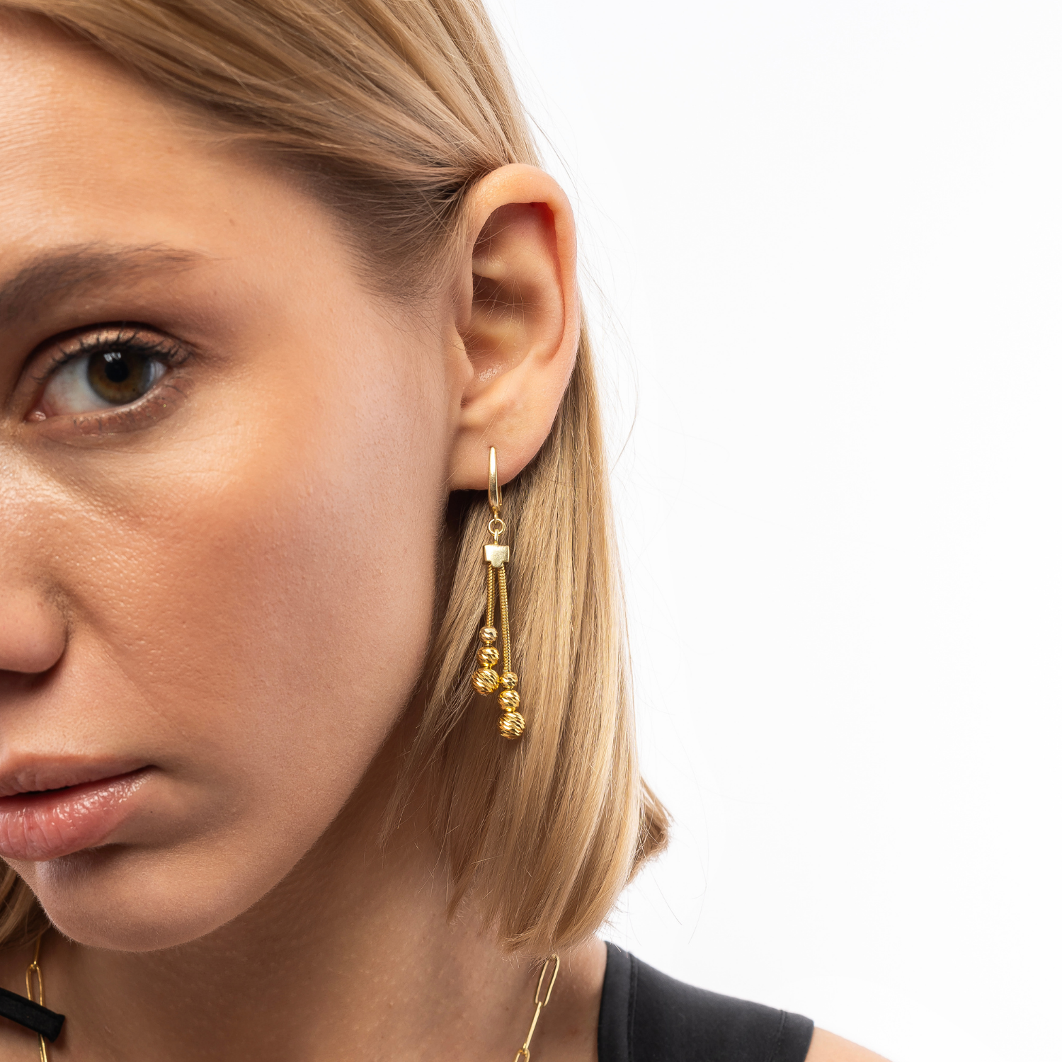 Dorissa Sterling Silver Drop Earrings