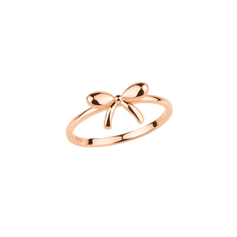 Bow Tie Sterling Silver Ring