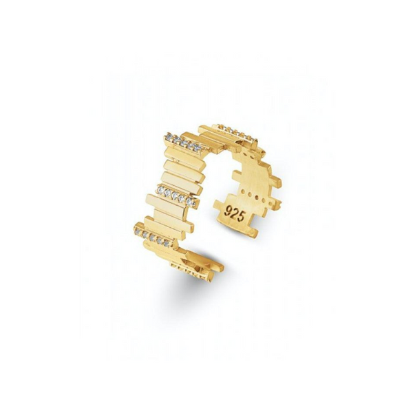 Multiple Bar Sterling Ring