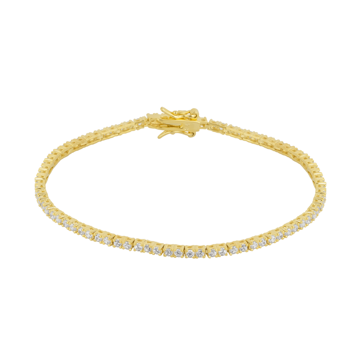 Sterling Silver Fine Tennis Bracelet