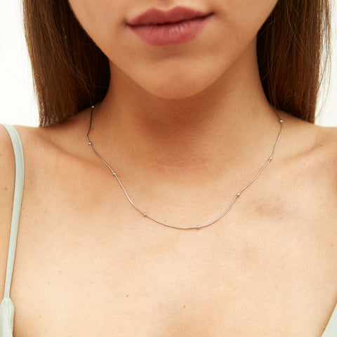Necklace Layering Set Beaded Twisted and Northern Star