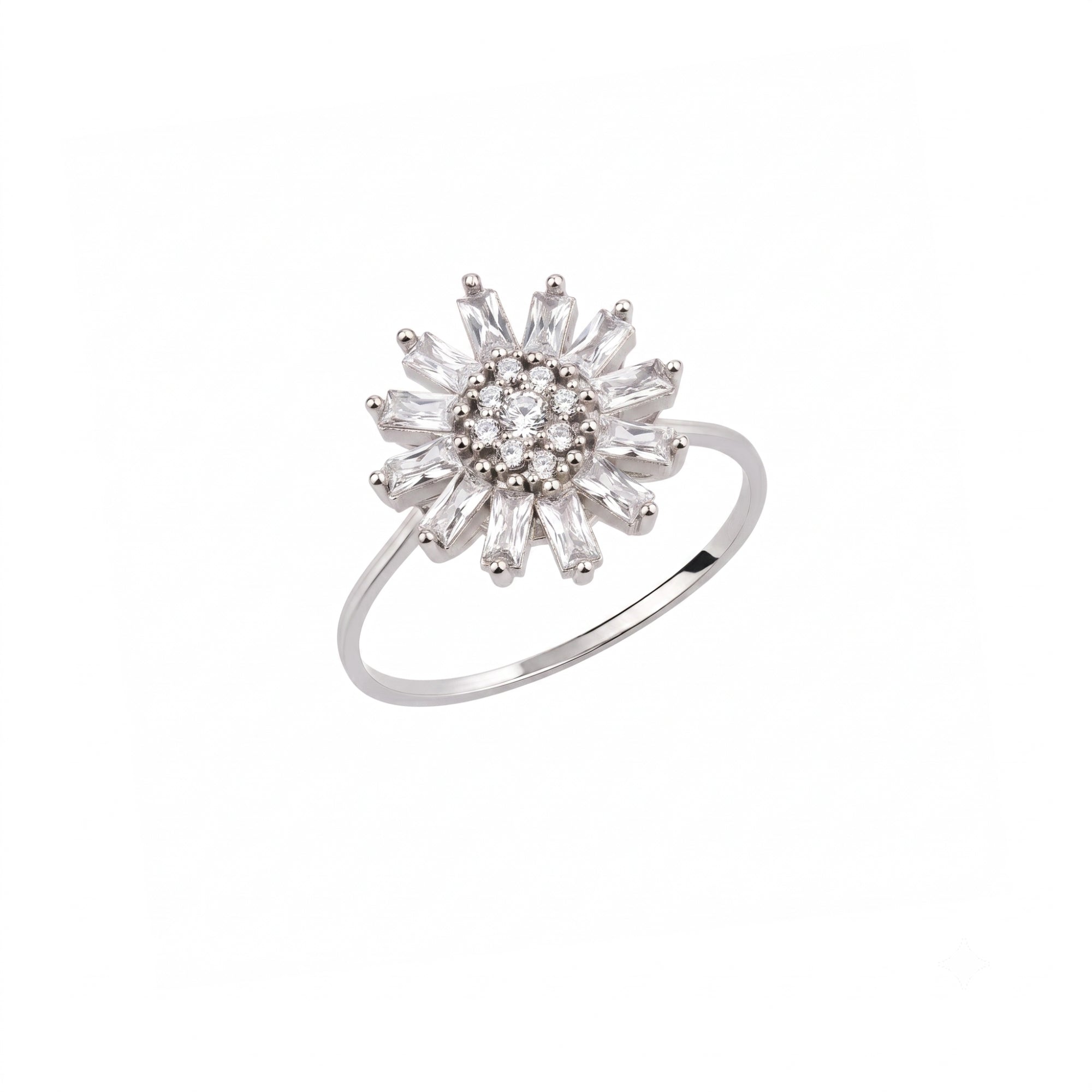 Daisy Sterling Silver Ring