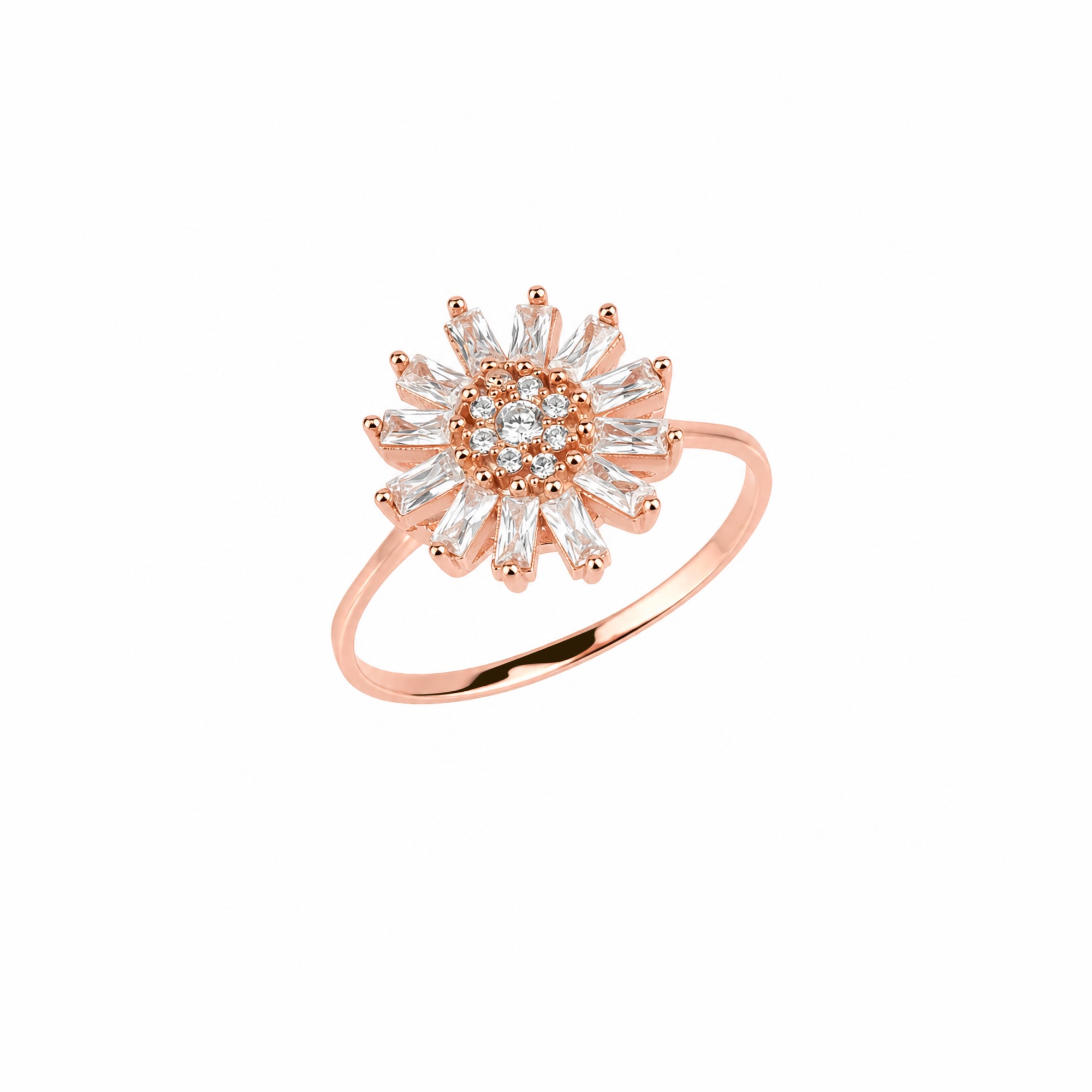 Daisy Sterling Silver Ring
