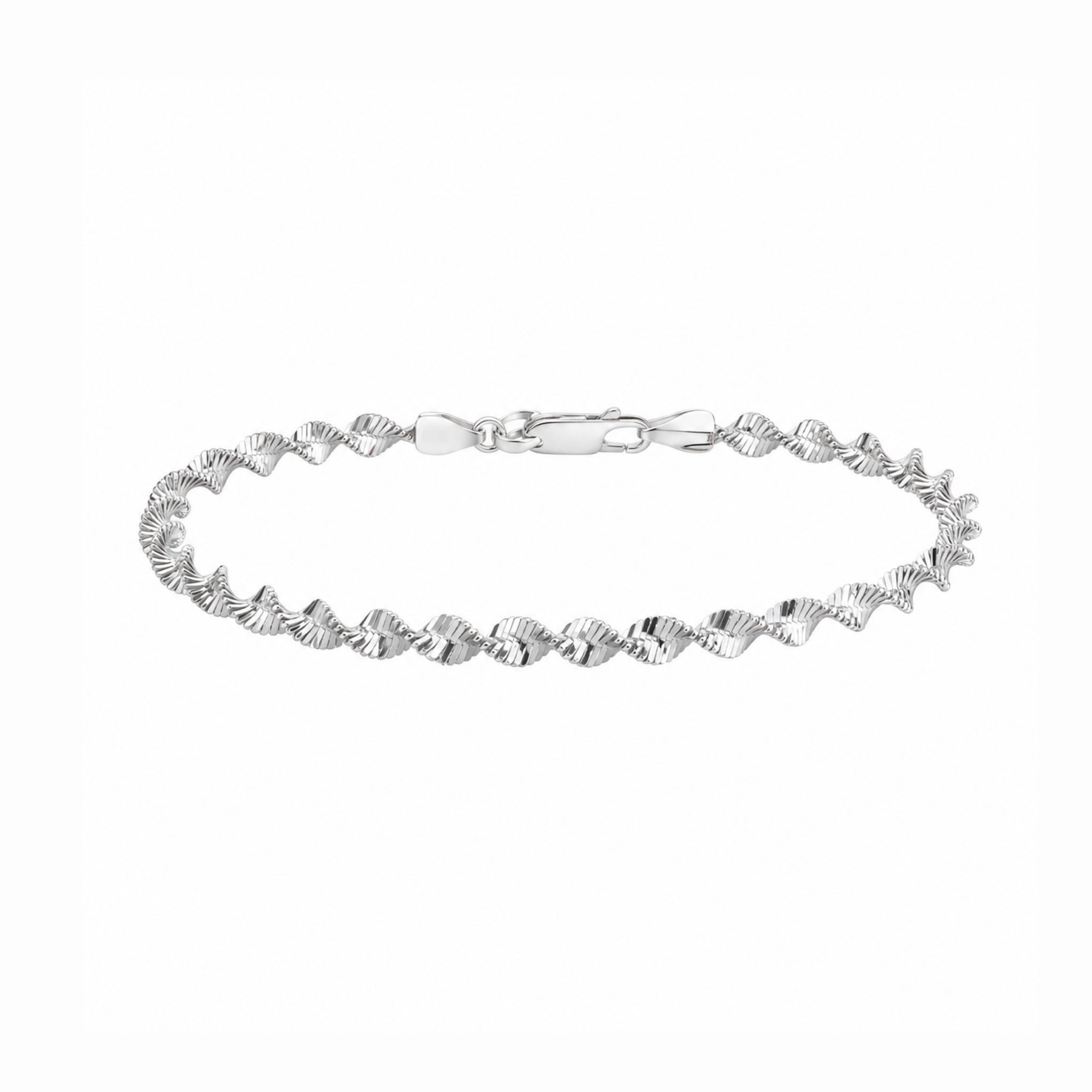 Twisted Sterling Silver Bracelet