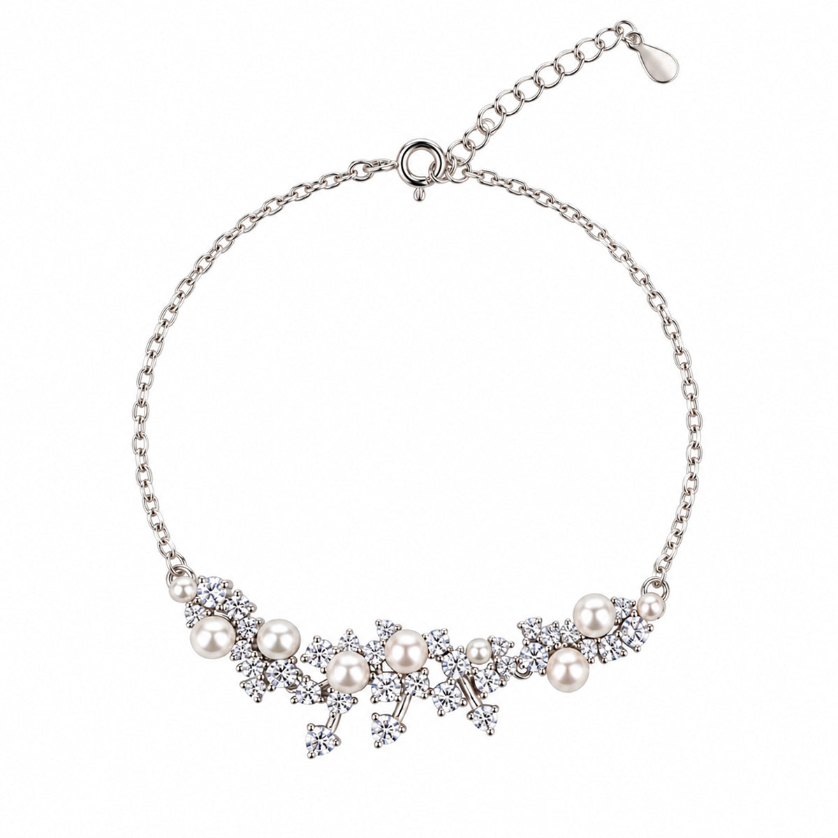 Pearl Radiance Sterling Silver Bracelet