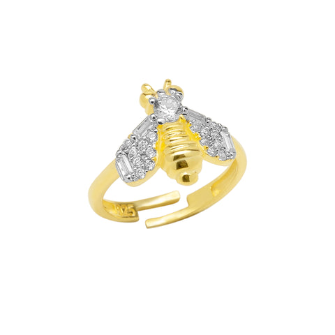 Sterling Silver Bumble Bee Ring