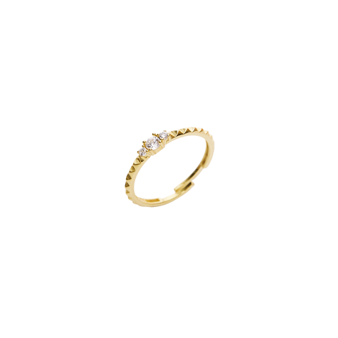 Sterling Silver Multi Gem Ring Stacking Set - Spero London