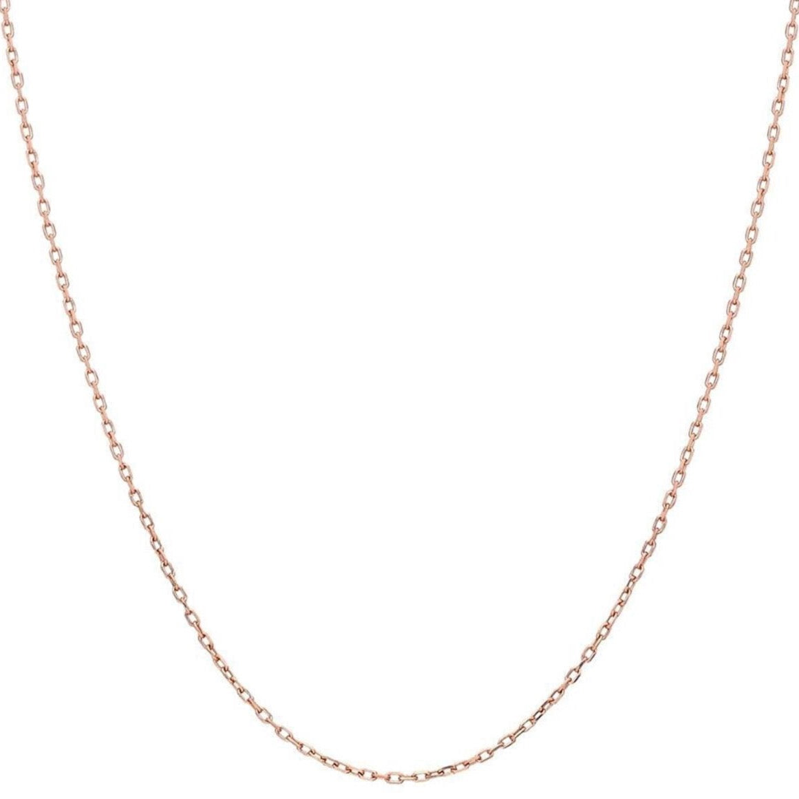 Spero Curb Basic Sterling Silver Chain Necklace