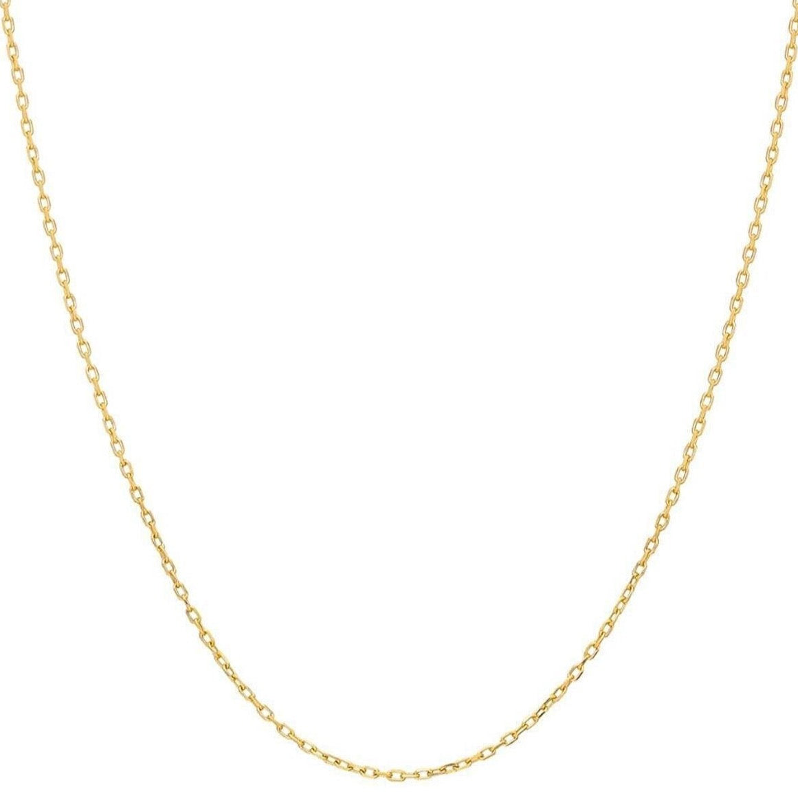 Spero Curb Basic Sterling Silver Chain Necklace