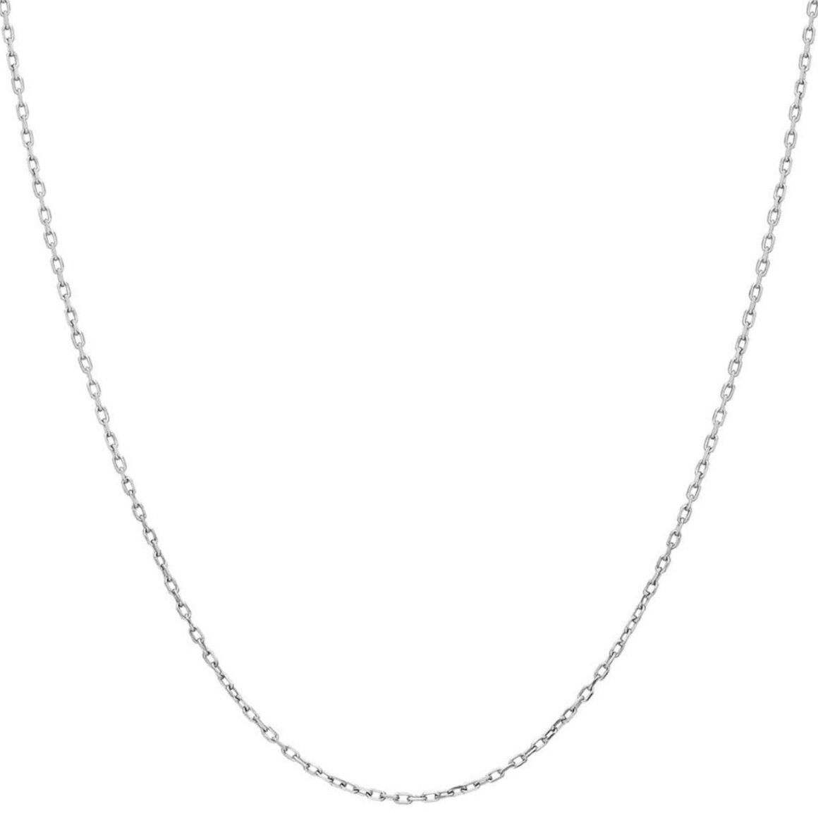 Spero Curb Basic Sterling Silver Chain Necklace