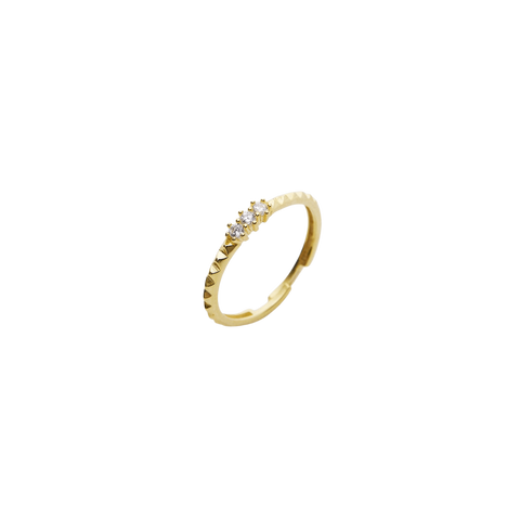 Sterling Silver Multi Gem Ring Stacking Set - Spero London