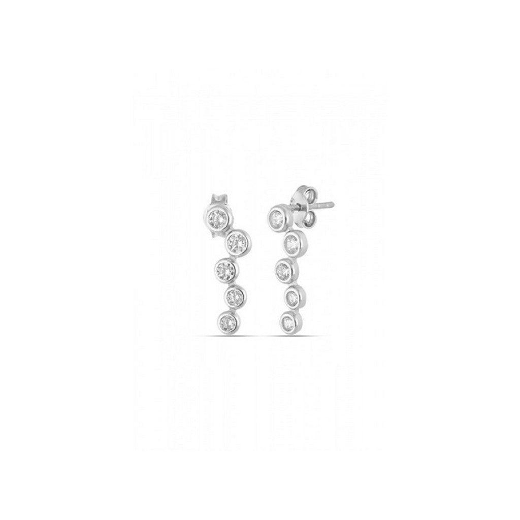 Star Cluster Stud Earring Sterling Silver - Spero London