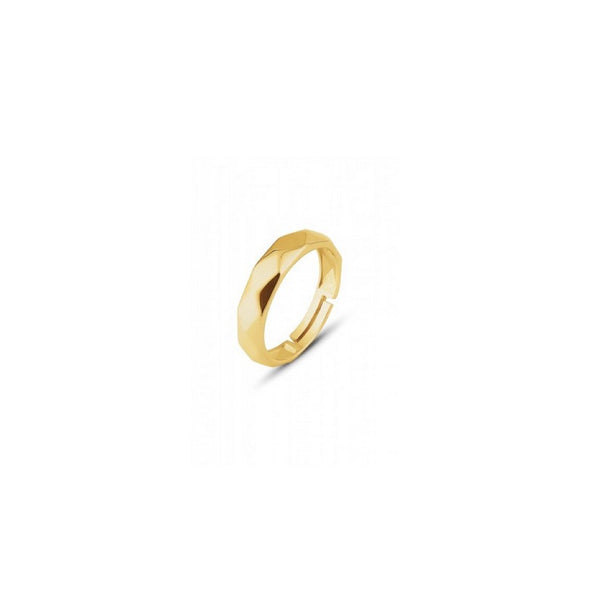 Sterling Wide Hammered Ring