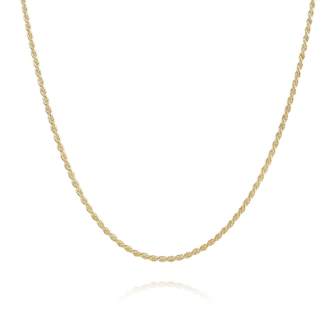 Sterling Silver Rope Chain Necklace - Spero London