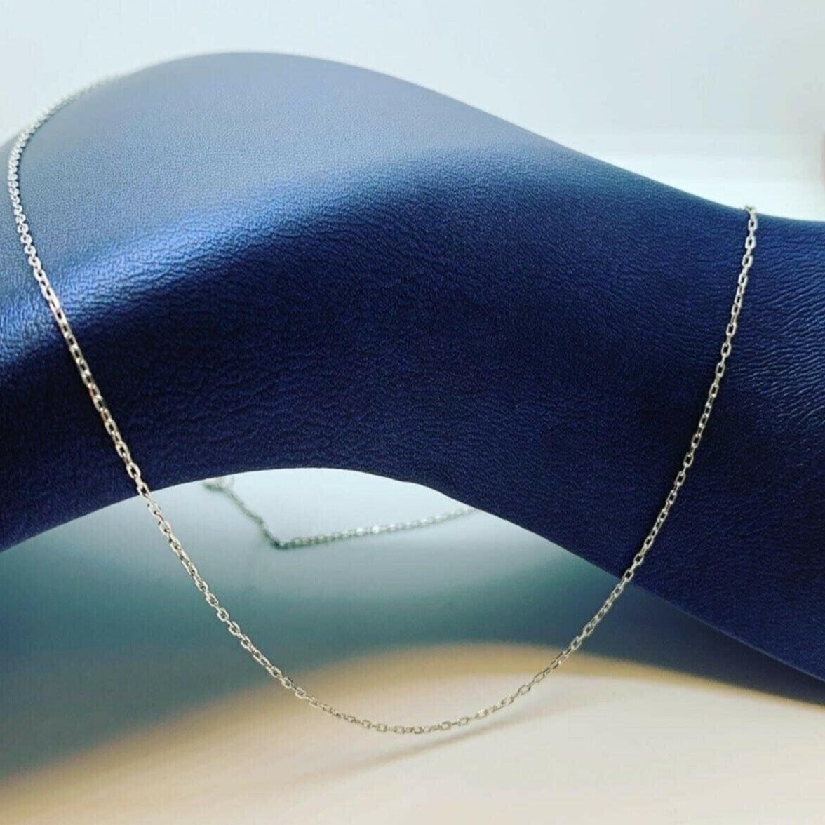 Spero Curb Basic Sterling Silver Chain Necklace