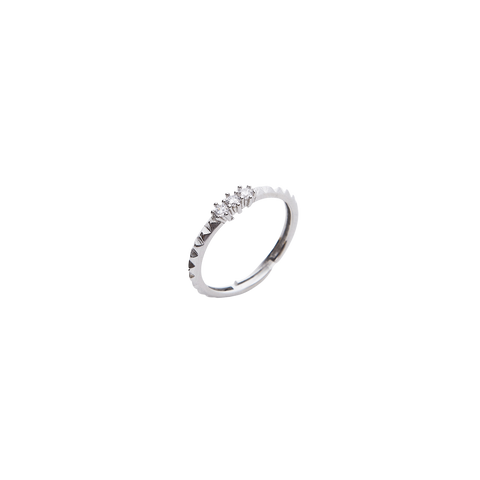 Sterling Silver Multi Gem Ring Stacking Set - Spero London