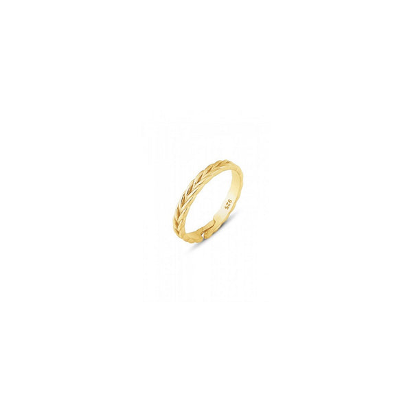 Braided Design Adjustable Sterling Band Ring