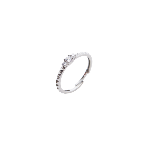 Sterling Silver Multi Gem Ring Stacking Set - Spero London
