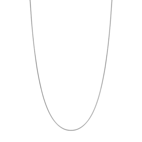 Italian Fine Sterling Silver Chain Necklace