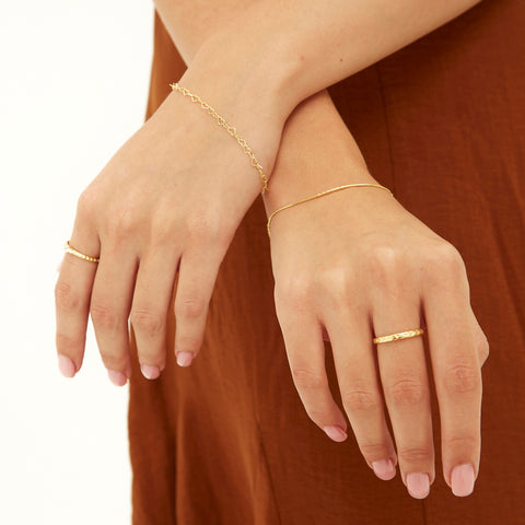Braided Design Adjustable Sterling Silver Band Ring