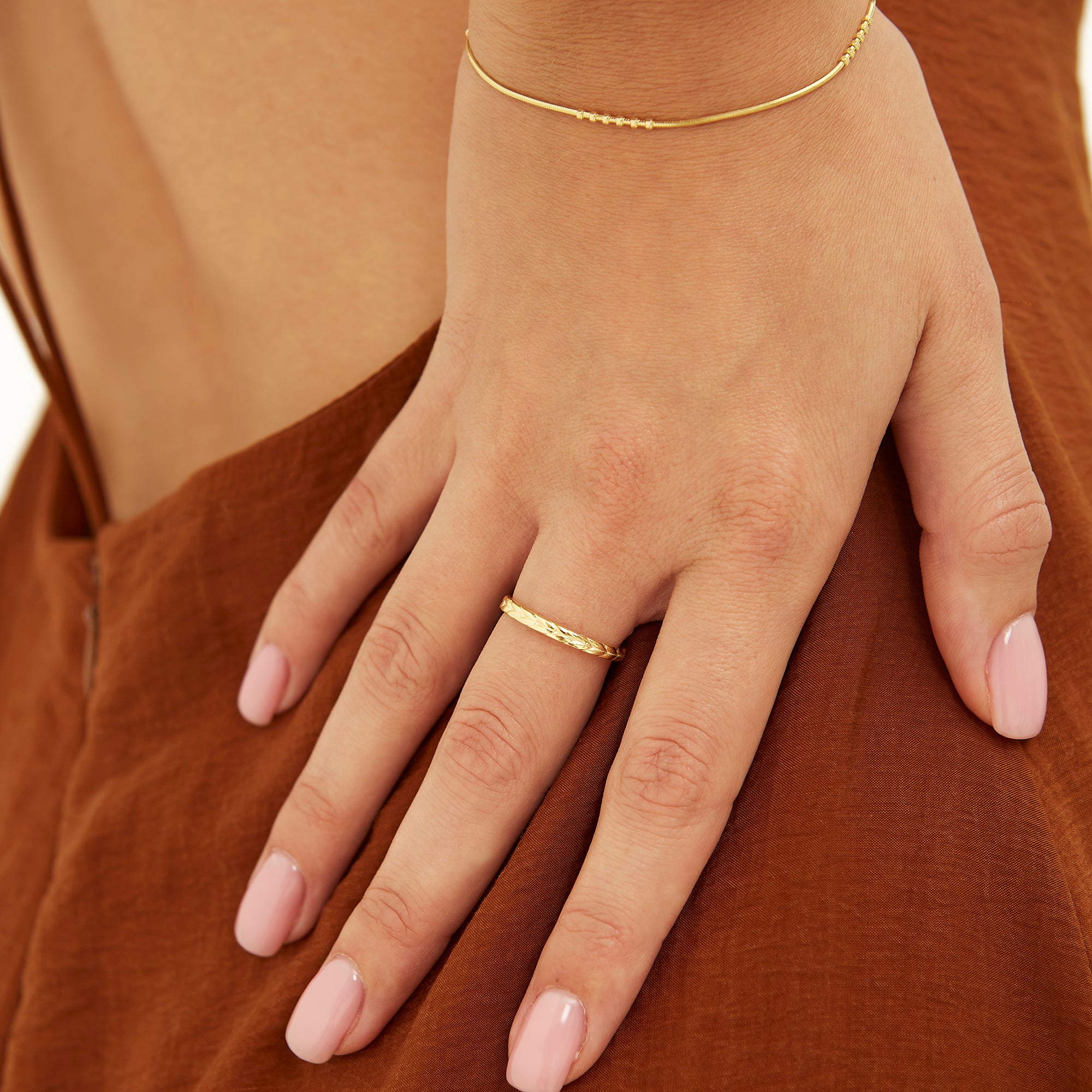 Braided Design Adjustable Sterling Silver Band Ring