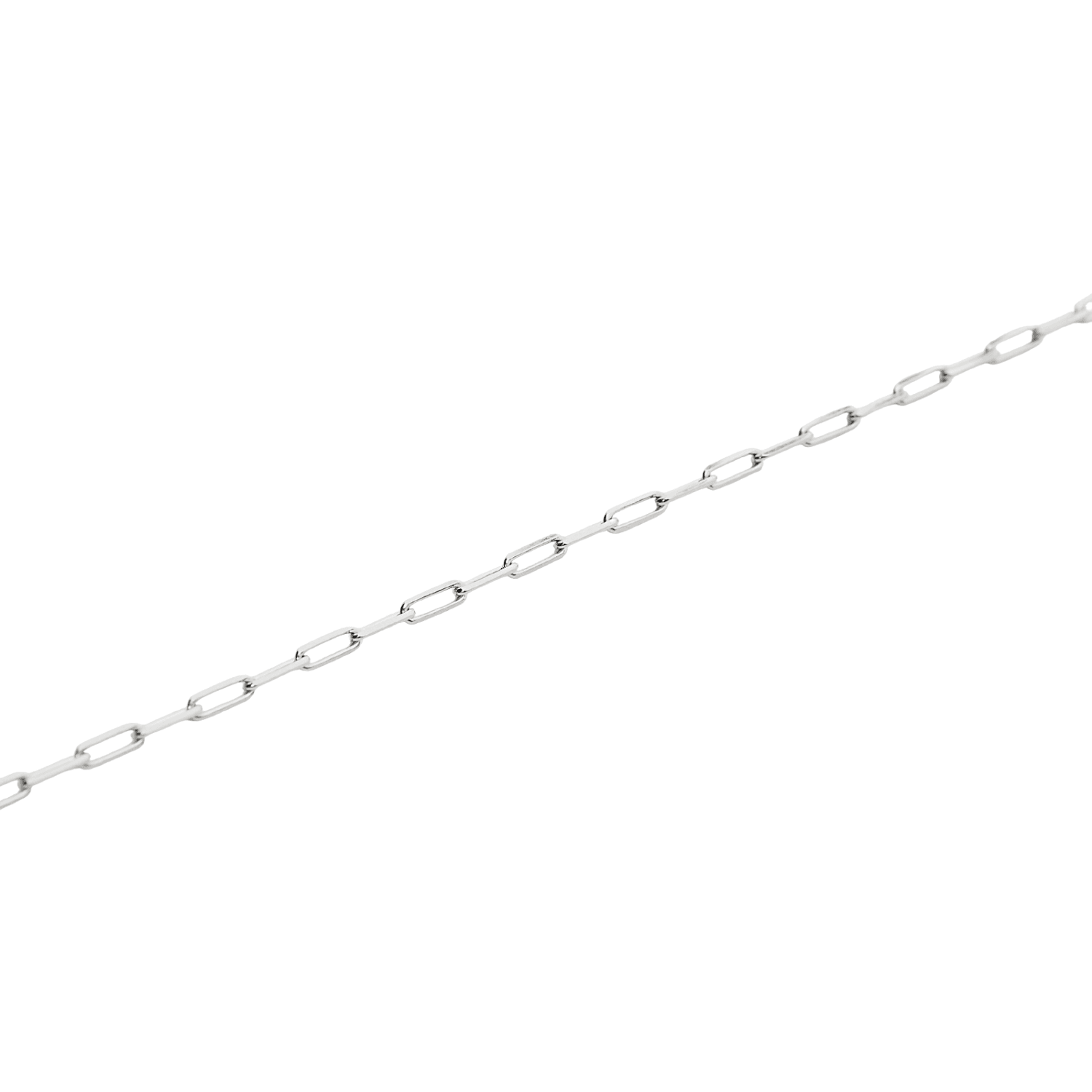 Rectangular Sterling Silver Chain Bracelet - Spero London